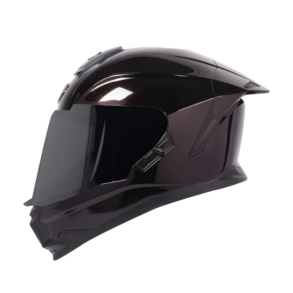 Full Face Helmet for Men and Women with Inner Chrome Sun Shield