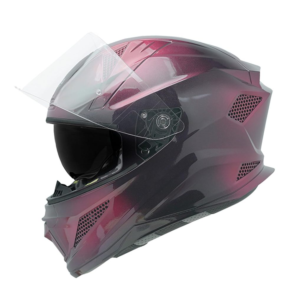 Full Face Helmet for Men and Women with Inner Smoke Sun Shield