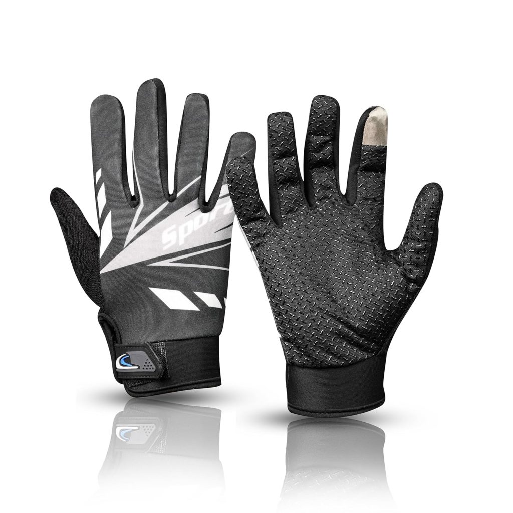 Full Finger Bike Riding Gloves for Men & Women, Touchscreen Compatible Motorcycle