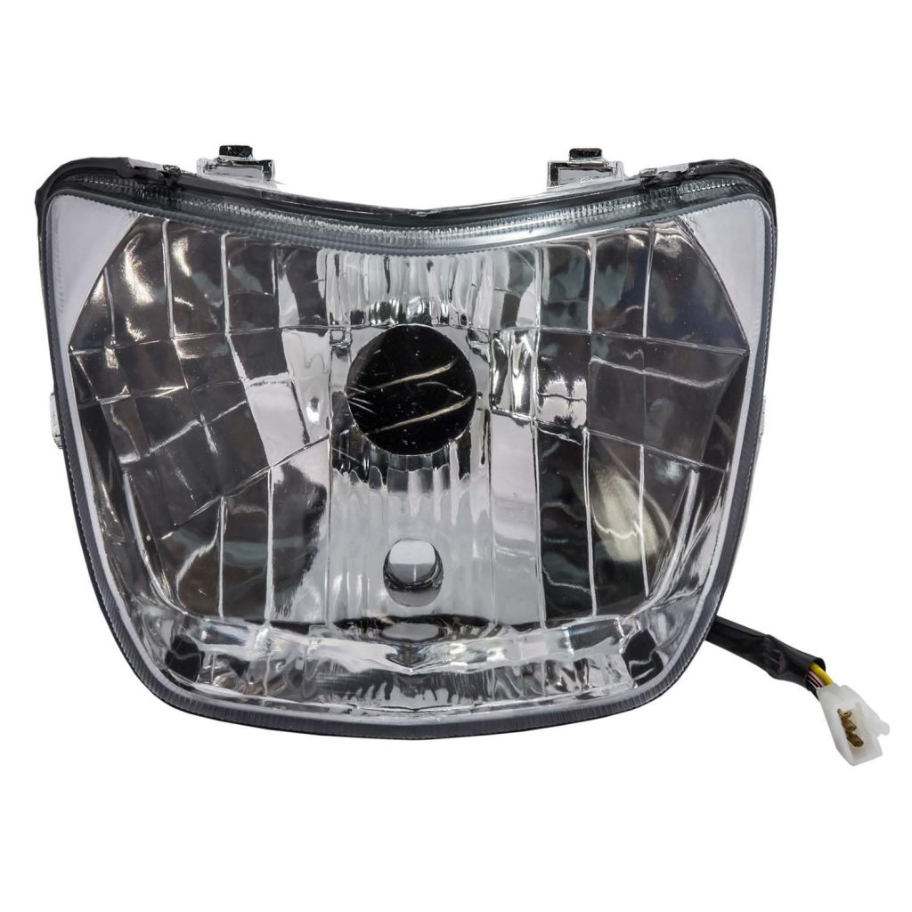 Head Light Assembly with Holder & Dust Cap for Tvs Star City