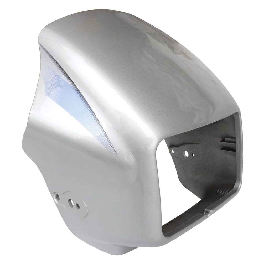 Head Light Mask Compatible Compatible for Hero Splendor Pro Silver