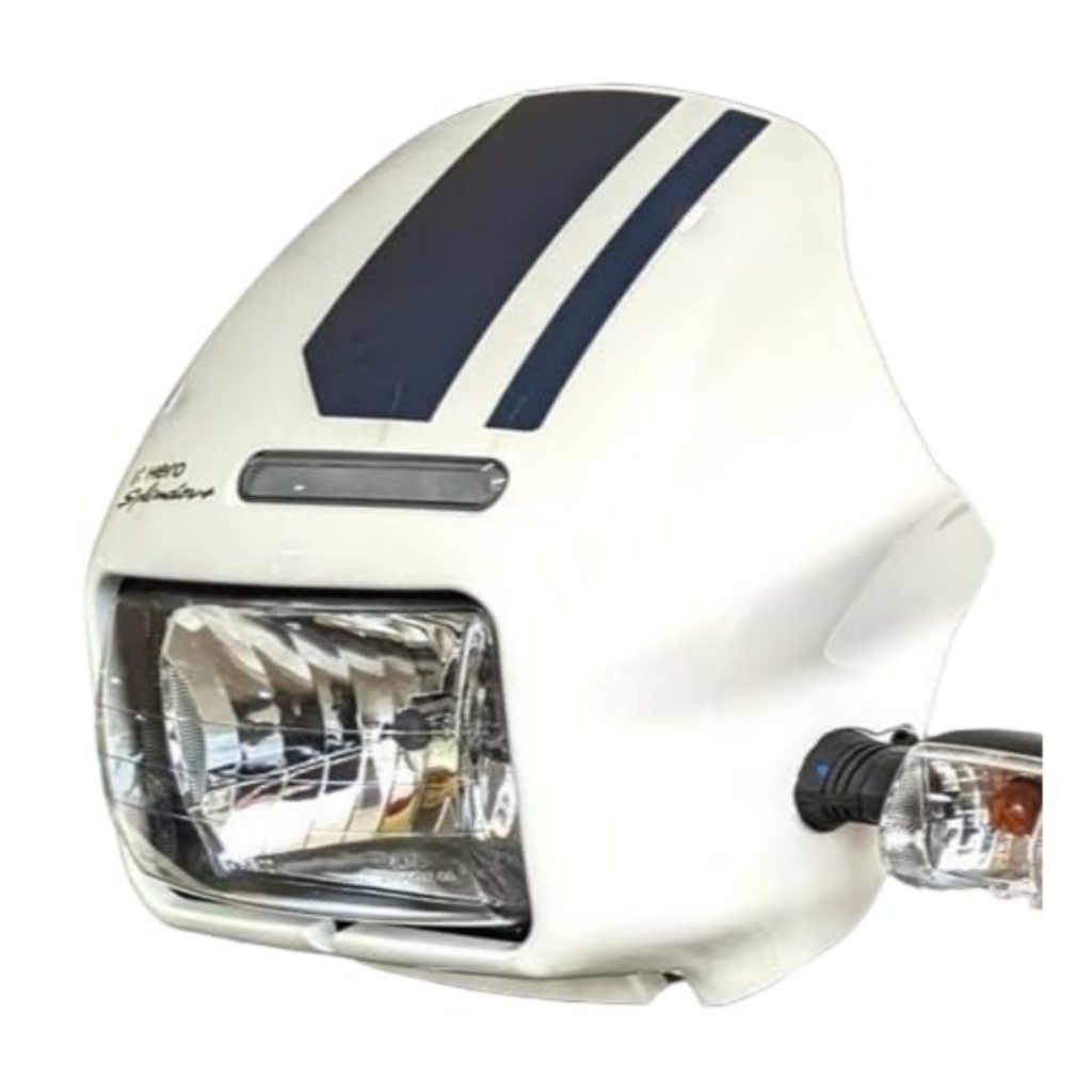 Head Light Visor Motorcycle Splendor X-Tec Led Type