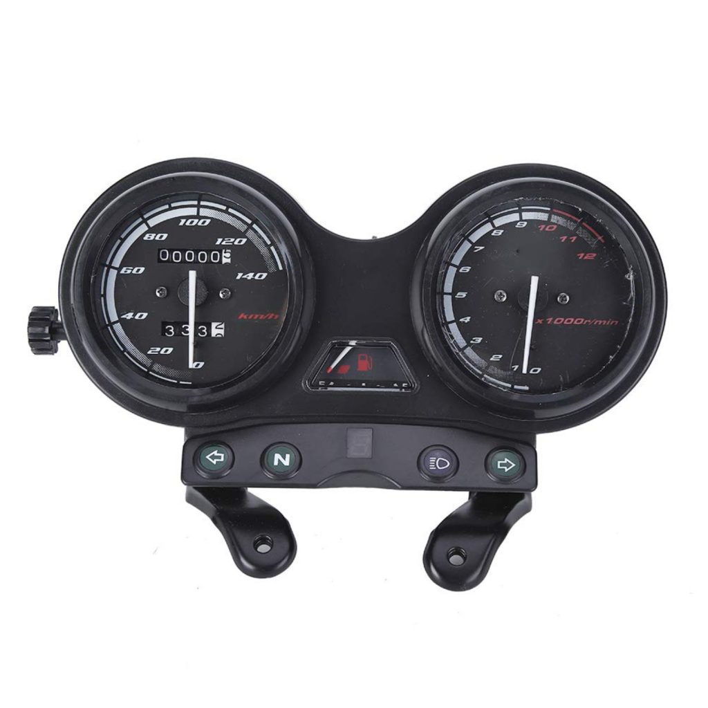 Motorcycle Speedometer 12000RPM LCD Odometer Motorbike DC 12V